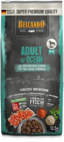 BELCANDO ADULT GRAIN FREE OCEAN Kg 12,5 (salmone fresco)