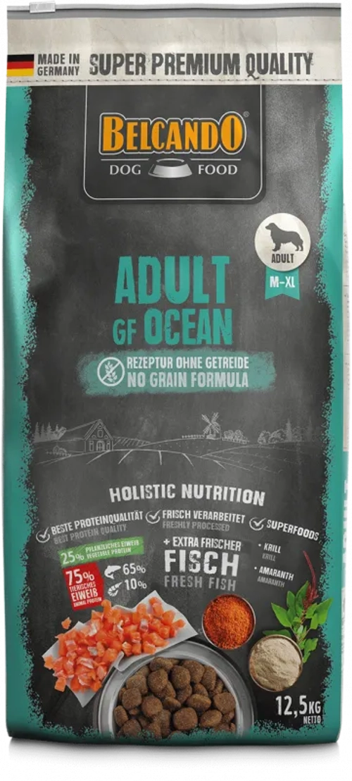 BELCANDO ADULT GRAIN FREE OCEAN Kg 12,5 (salmone fresco)
