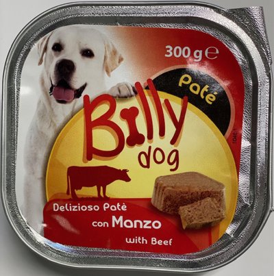 BILLY per cani Patè Manzo Gr 300