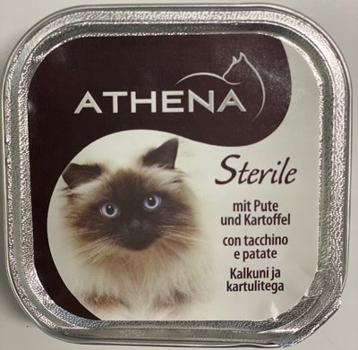 ATHENA per gatti sterilizzati Tacchino Patate gr 100 