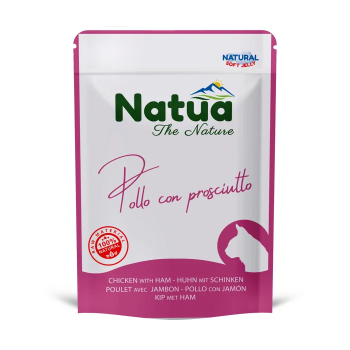  NATUA cat Buste  POLLO PROSCIUTTO gr 70