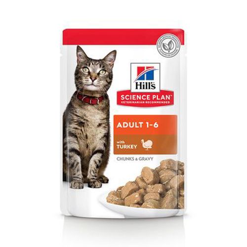 HILL'S HILL'S SP Feline Adult Tacchino Gr 85