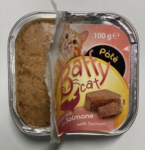 BAFFY per gatti Patè Salmone Gr100
