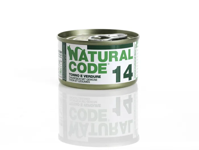 NATURAL CODE 14 Tonno Verdure gr 85
