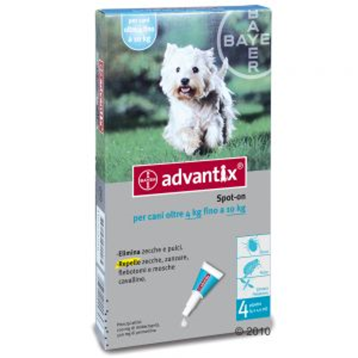 BAYER ADVANTIX SPOT-ON da 4 a 10 Kg