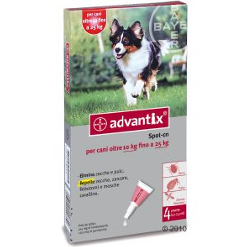 BAYER ADVANTIX SPOT-ON da 10 a 25 Kg