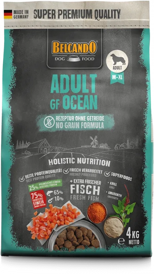BELCANDO ADULT GRAIN FREE OCEAN Kg 4 (salmone fresco)