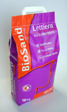LETTIERA BIOSAND  AGGLOMERANTE Kg 10 (viola)
