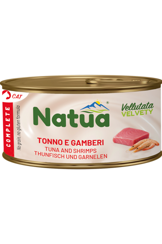  NATUA Cat VELLUTATE Completo Tonno Gamberi gr 85
