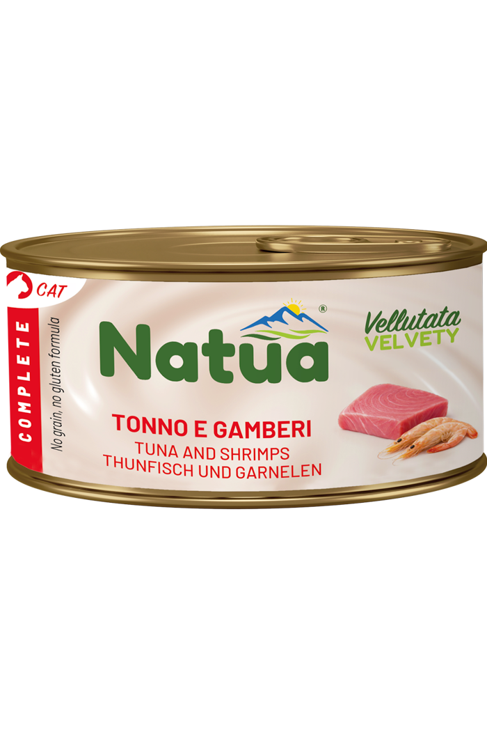  NATUA Cat VELLUTATE Completo Tonno Gamberi gr 85