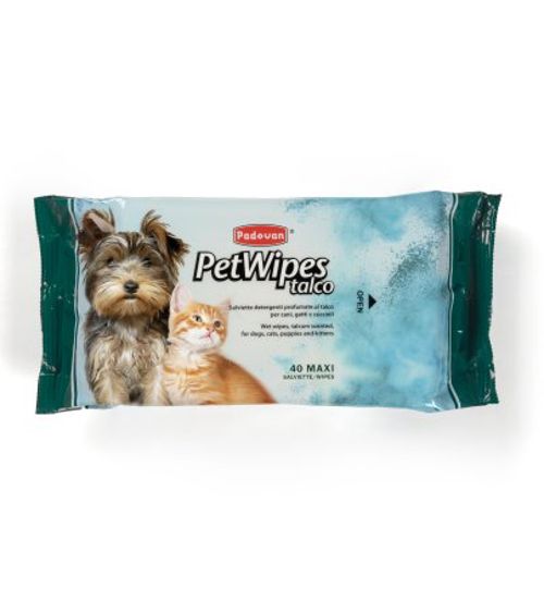 PET WIPES SALIETTINE UMIDIFICATE TALCO 24 PEZZI