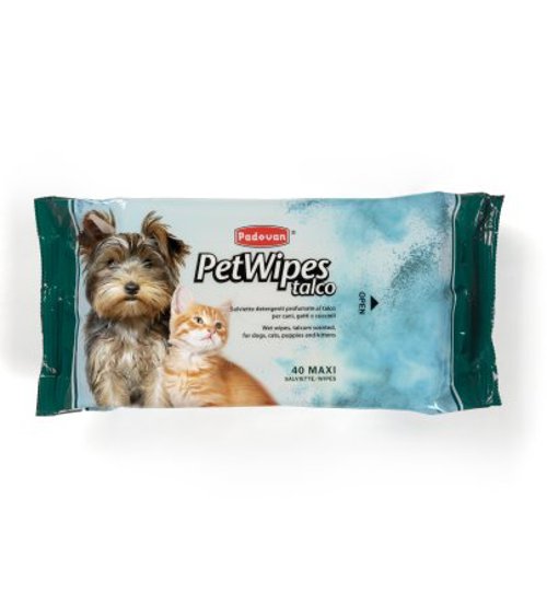 PET WIPES SALIETTINE UMIDIFICATE TALCO 24 PEZZI