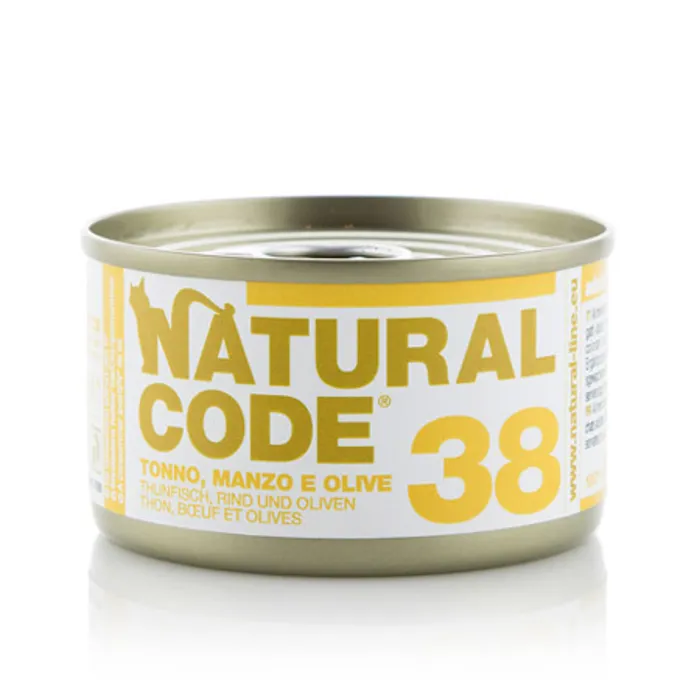 NATURAL CODE 38 Jelly Tonno Manzo Olive Gr 85