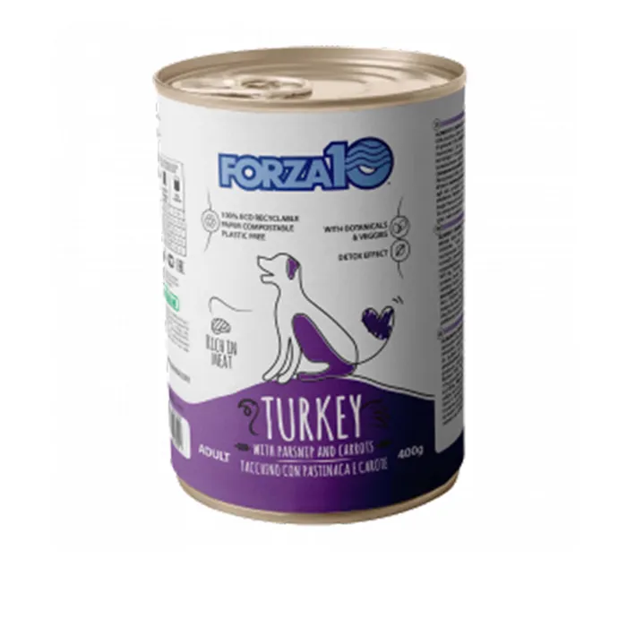 FORZA 10 MAINTENANCE TACCHINO con Pastinaca e Carote Gr 400 Gr 400