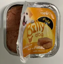 BILLY per cani Patè Pollo Gr 150