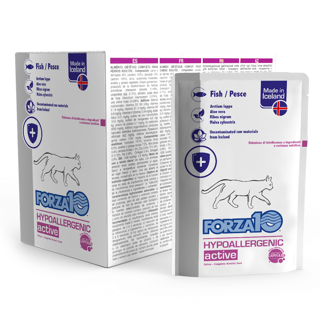 FORZA 10 ACTIWET GATTO Hypoallergenic  Pesce Gr 100 n 12 bustine
