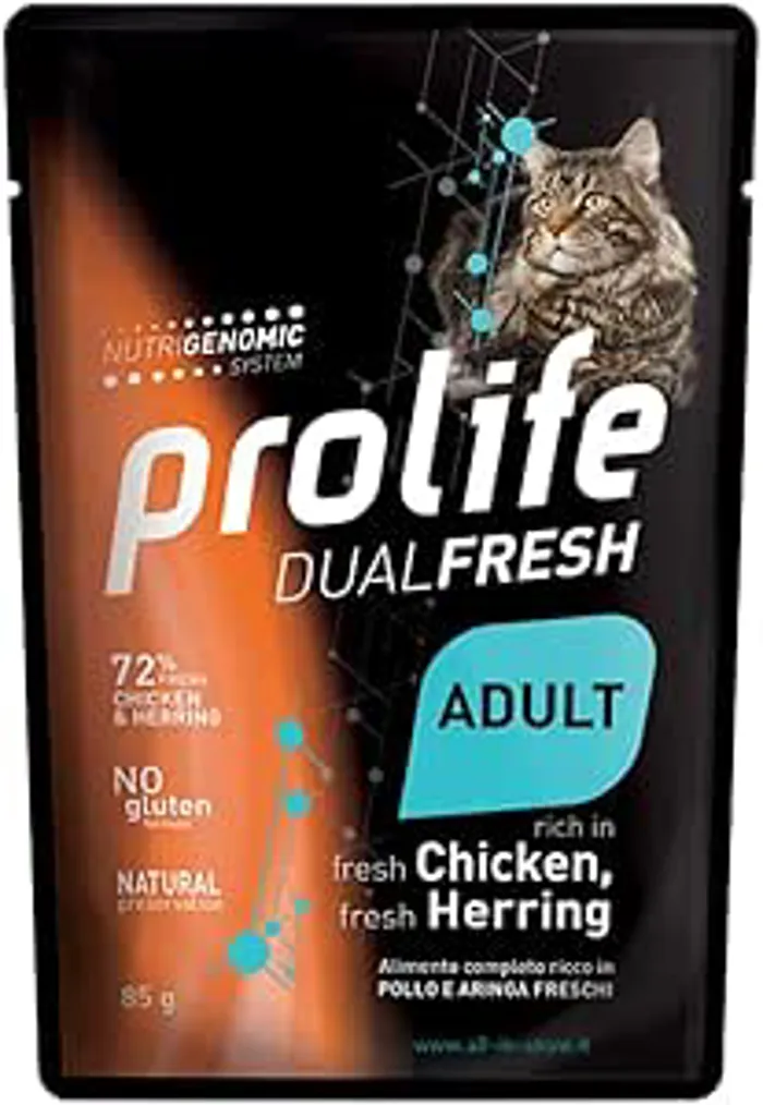 PROLIFE DUALFRESH Gatti Pollo Aringa Gr 85