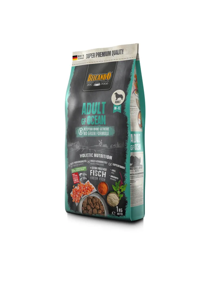 BELCANDO ADULT GRAIN FREE OCEAN Kg 1 (salmone fresco)