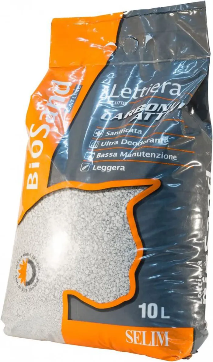 LETTIERA BIOSAND CARBONI ATTIVI LT 10   