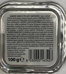 BAFFY per gatti Patè Manzo Gr 100