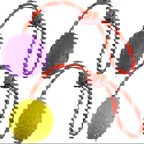  PALLA IN GOMMA con corda Ø 6